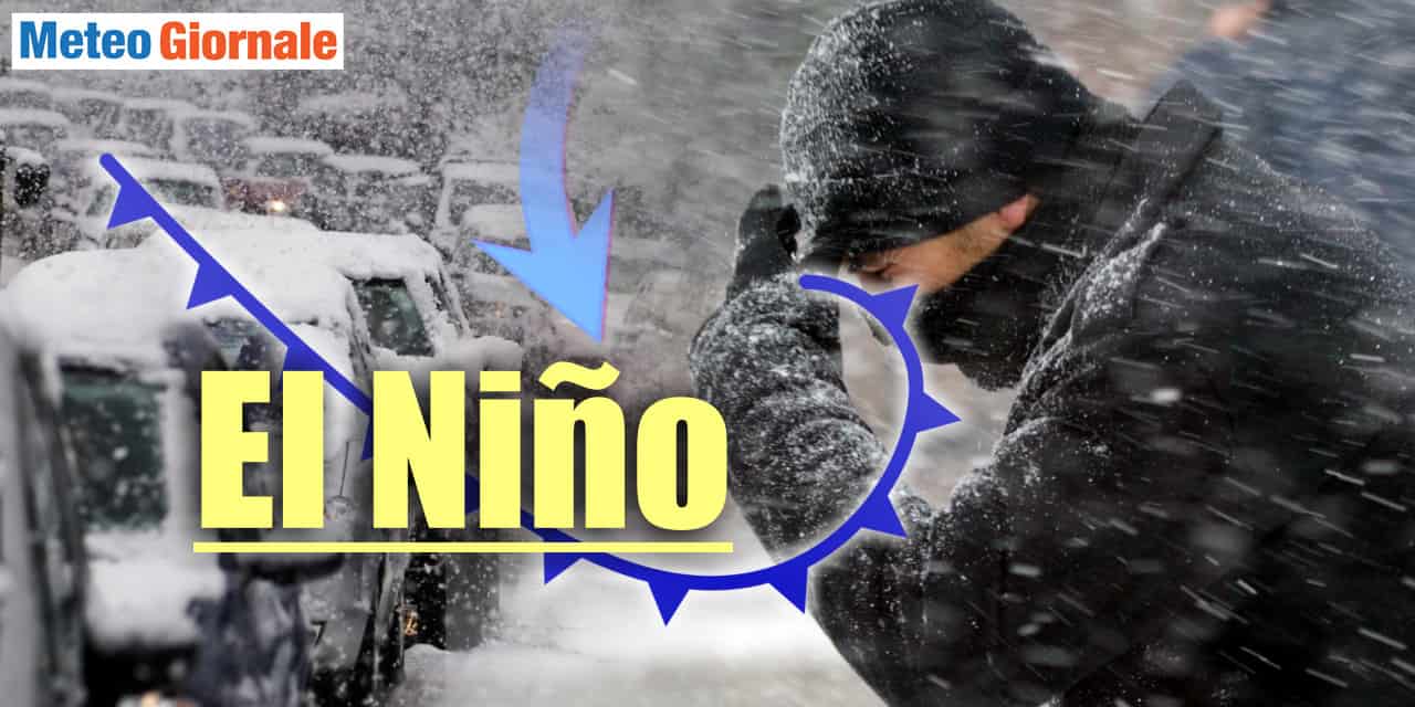 Forte El Niño, ecco perché rischiamo meteo freddo e neve su larga scala anche in Italia