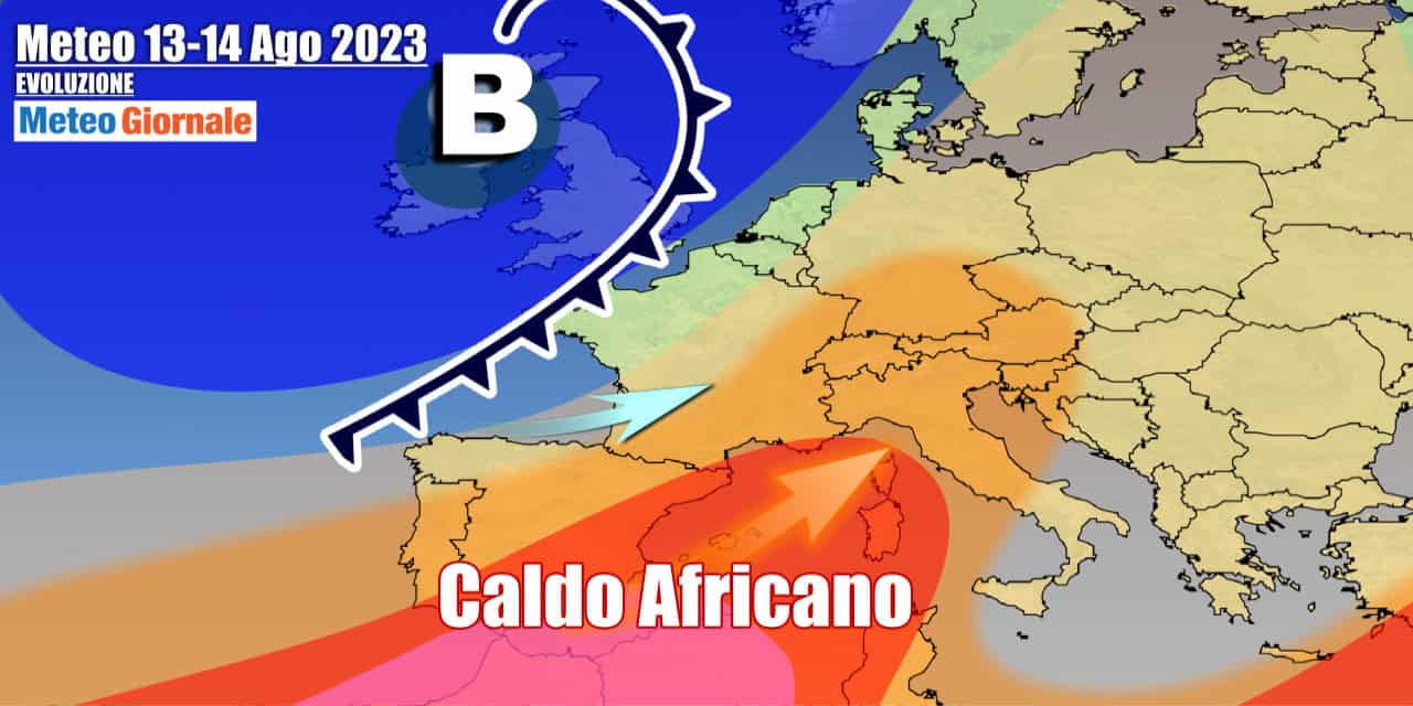 Meteo Italia: riecco l’anticiclone africano con caldo rovente a Ferragosto