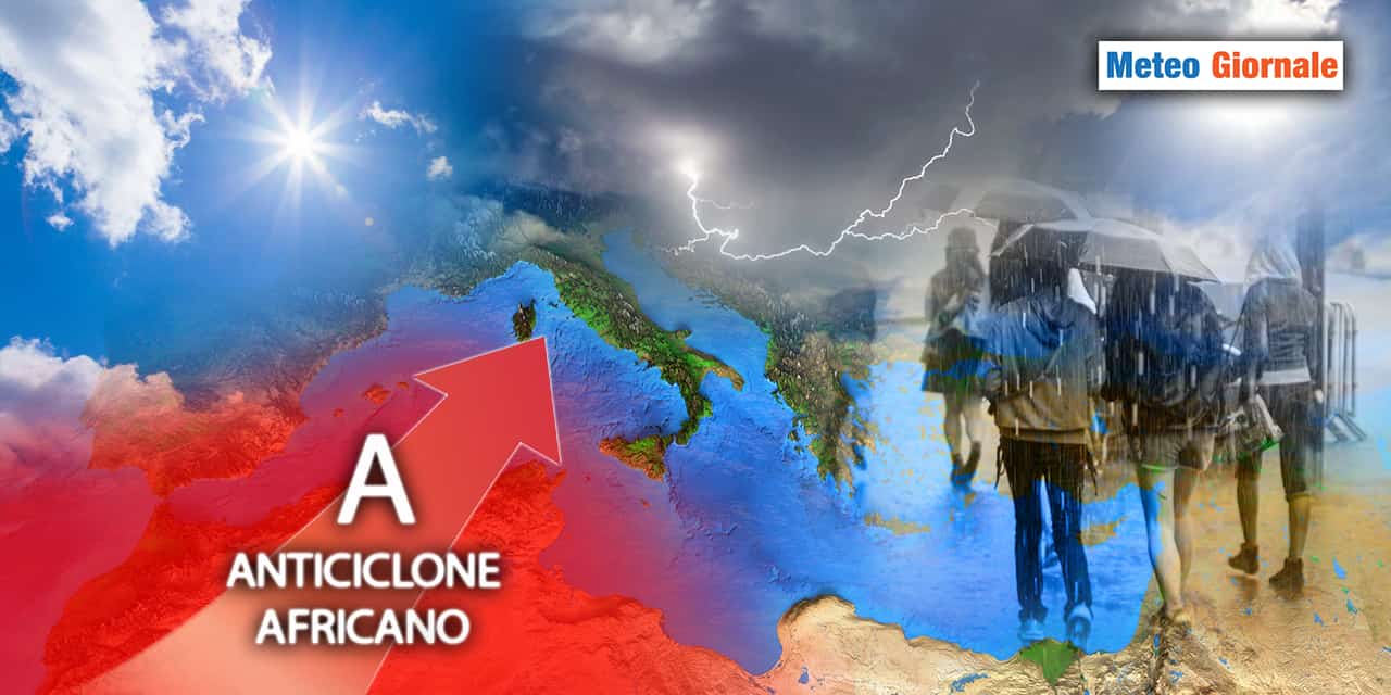 METEO 15 giorni, cambia di nuovo tutto