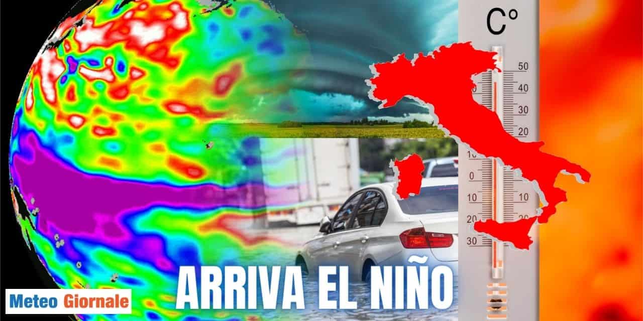 Meteo: ci piombano addosso gli effetti di El Niño. Picco tra Autunno e Inverno