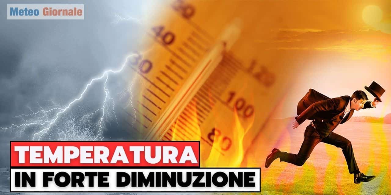 Gran CALDO al SUD: fino a 38°C, ma tutto è pronto a CAMBIARE!