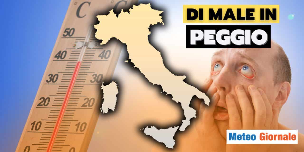 Meteo: Luglio non è stato un caso, il futuro sarà anche peggio