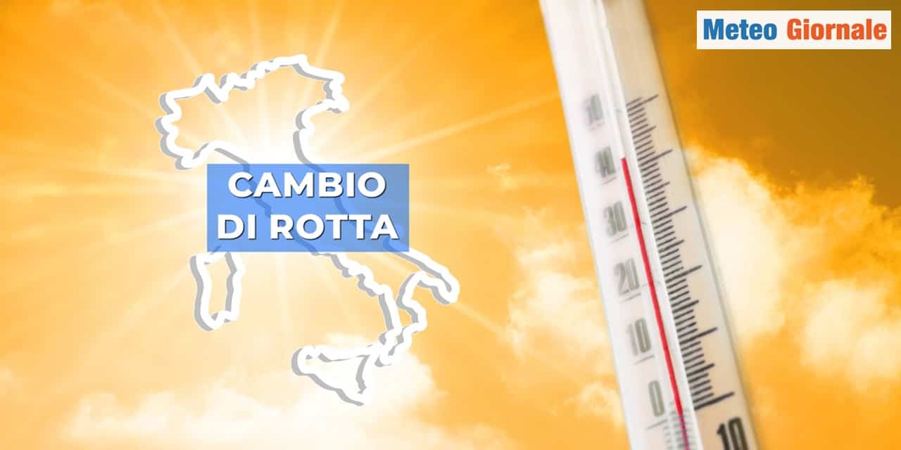 Meteo: fine del grande caldo e cambio di rotta, c’è una novità