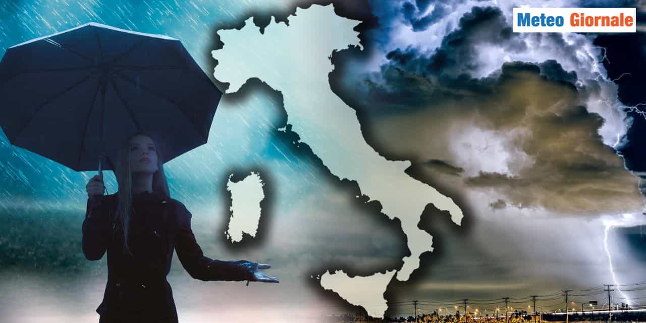 Break Estivo nel Weekend: Temporali e Calo Termico da NORD a SUD!