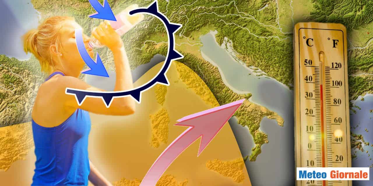 Canicola africana al Centro-Sud: week-end di fuoco