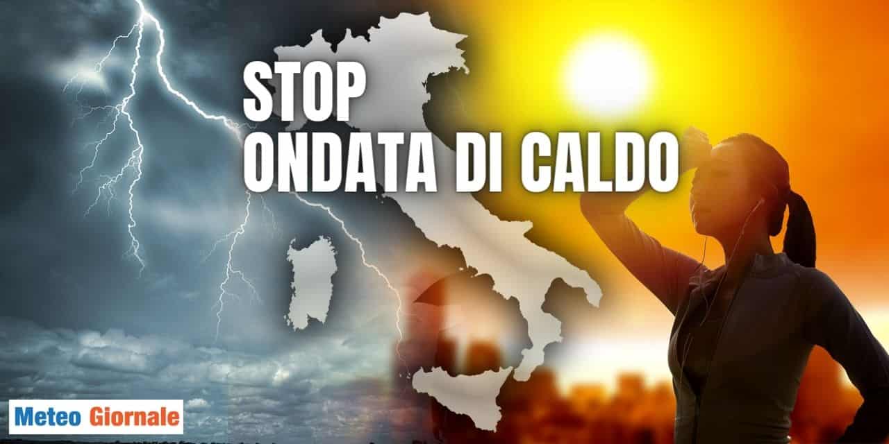 Nel week-end cambiamento rilevante: in arrivo TEMPORALI e CROLLO TERMICO