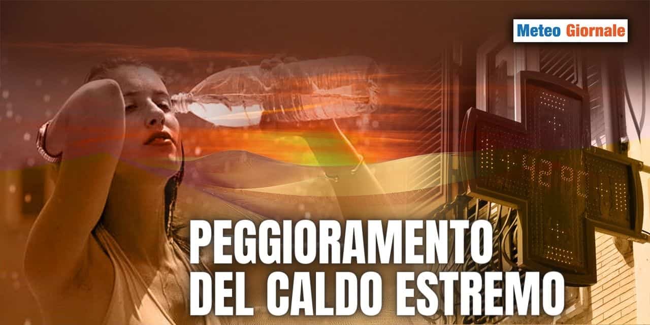 Meteo molto peggio delle precedenti previsioni su caldo. A rischio record storici