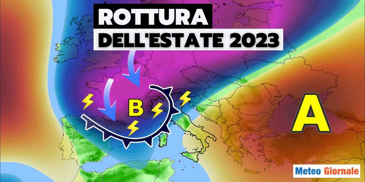 Meteo, la ROTTURA DELL'ESTATE 2023 che vorrete tra una settimana per il TROPPO CALDO