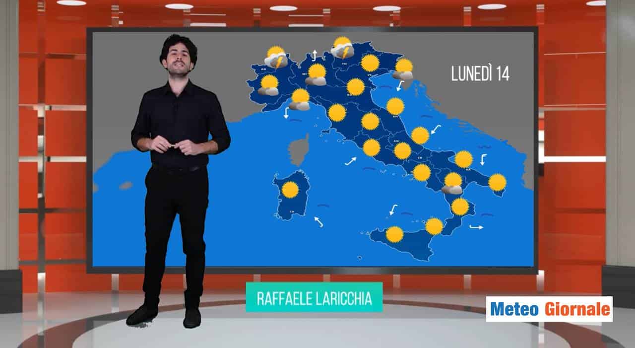 Meteo domani: vigilia di Ferragosto con temperature in aumento [VIDEO]
