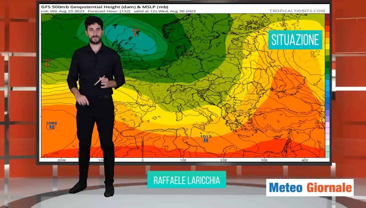 Meteo domani: ecco la perturbazione che spazzerà via il caldo [VIDEO]