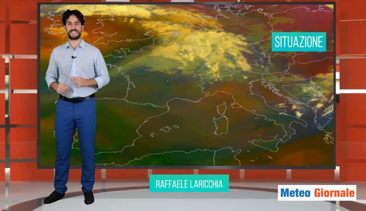 Meteo domani: primi effetti del ciclone!