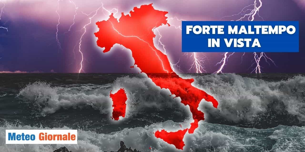 Meteo: violenta perturbazione spazzerà via il caldo estremo