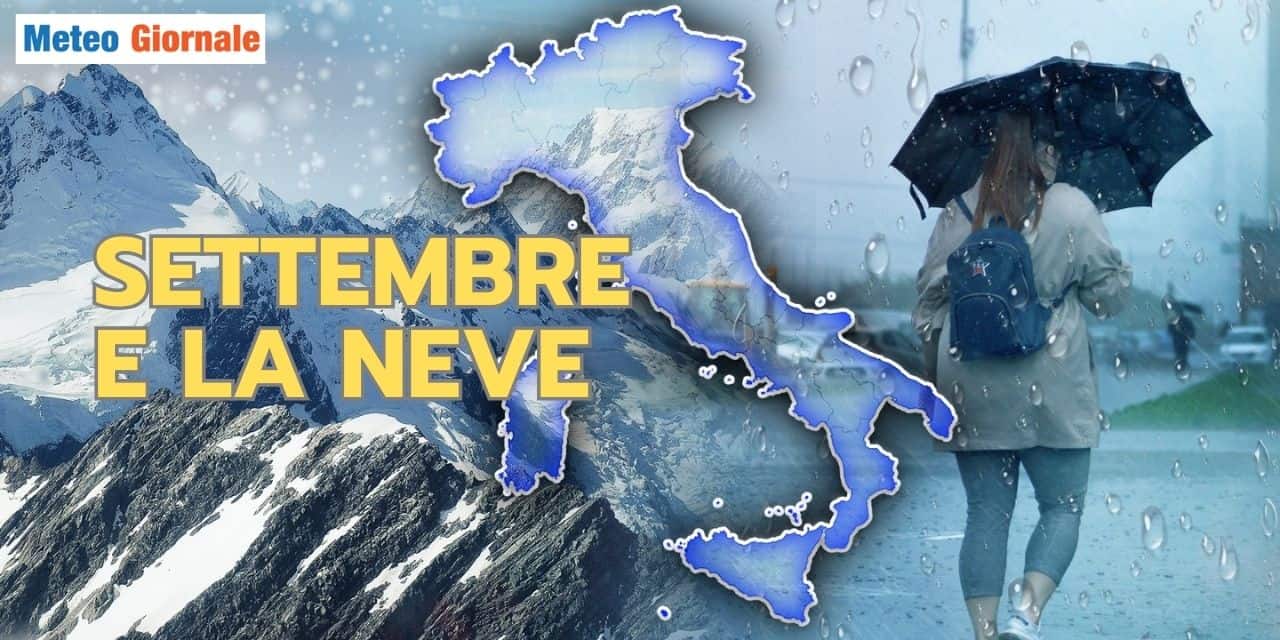 Meteo: El Niño, e le precoci nevicate già in Settembre
