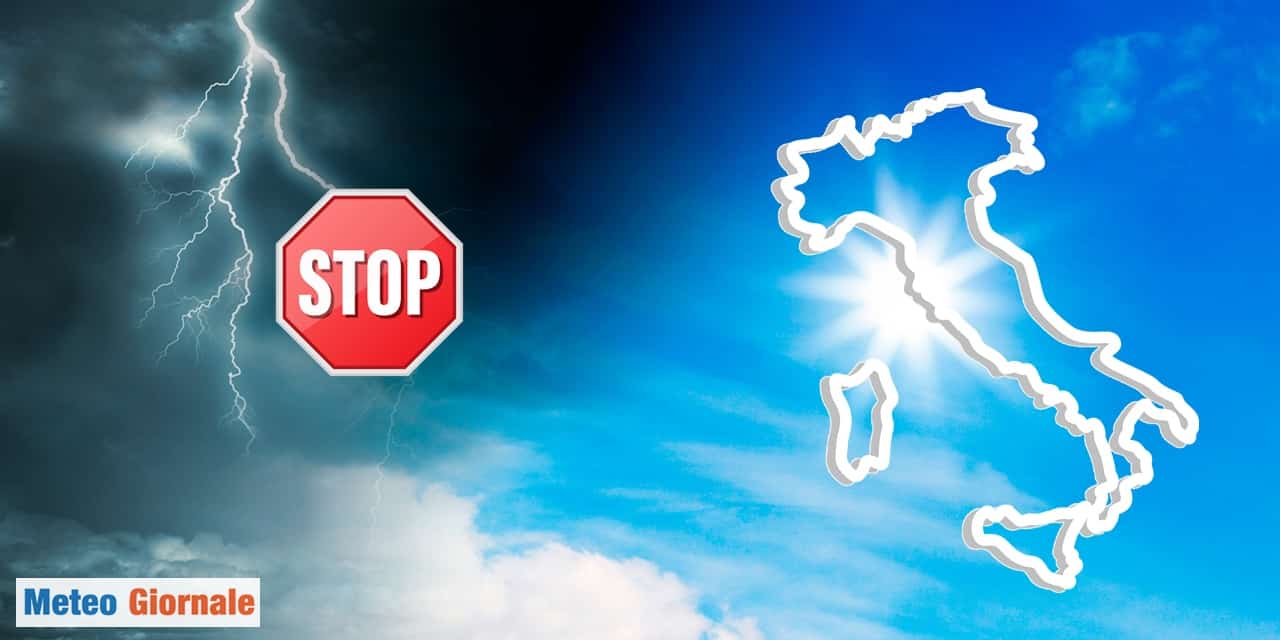 Meteo: maltempo STOP, sta per tornare il SOLE