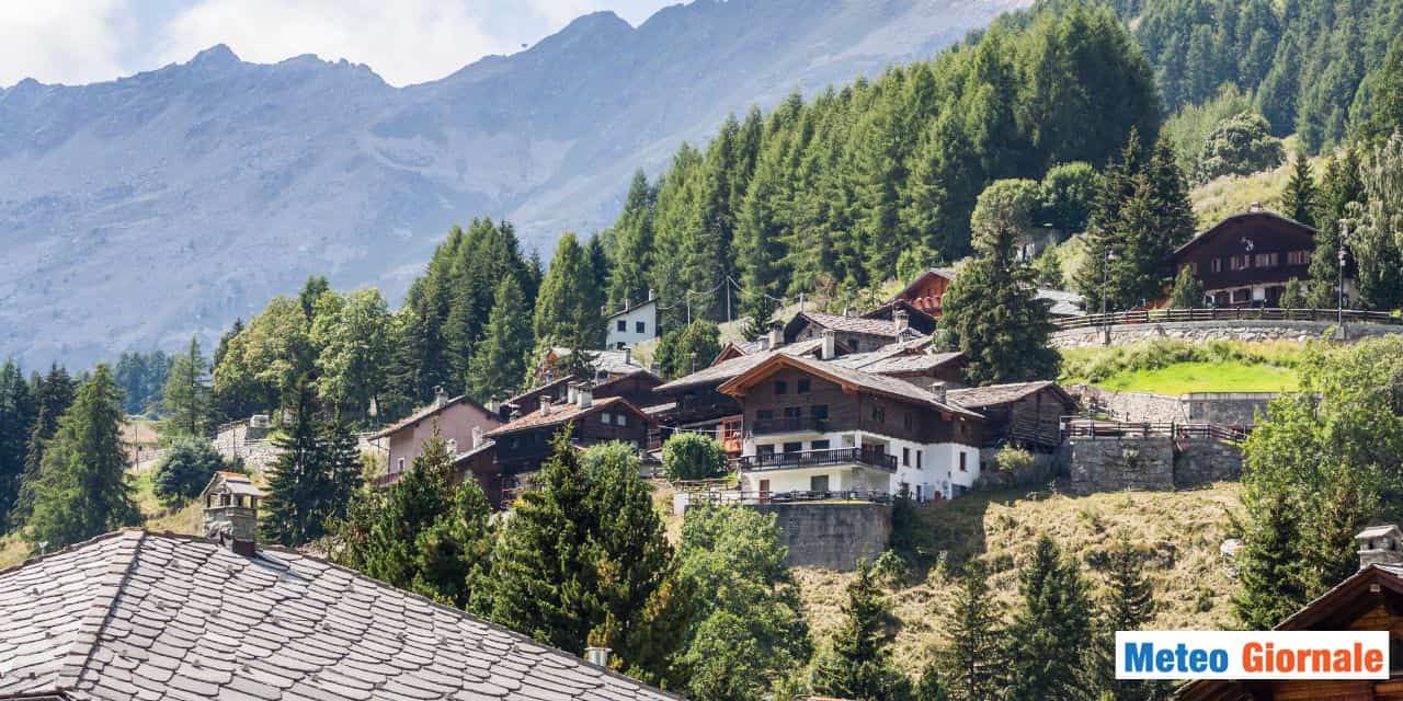 Avviso meteo per la Valle d’Aosta: temporali, rischio di frane e colate detritiche