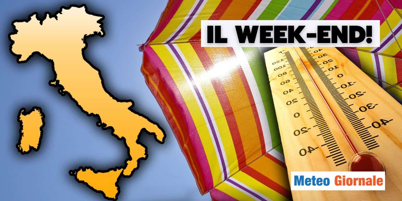 Meteo: week-end? Farà più caldo ma…