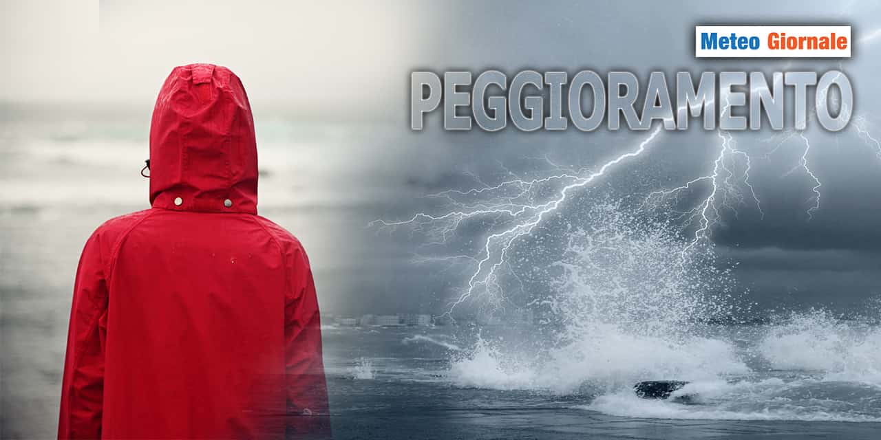 Tutti i dettagli sul peggioramento meteo del primo weekend di AGOSTO