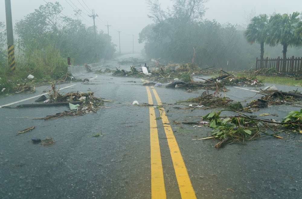 La Tempesta Tropicale Harold inizia a colpire il Texas con forti piogge