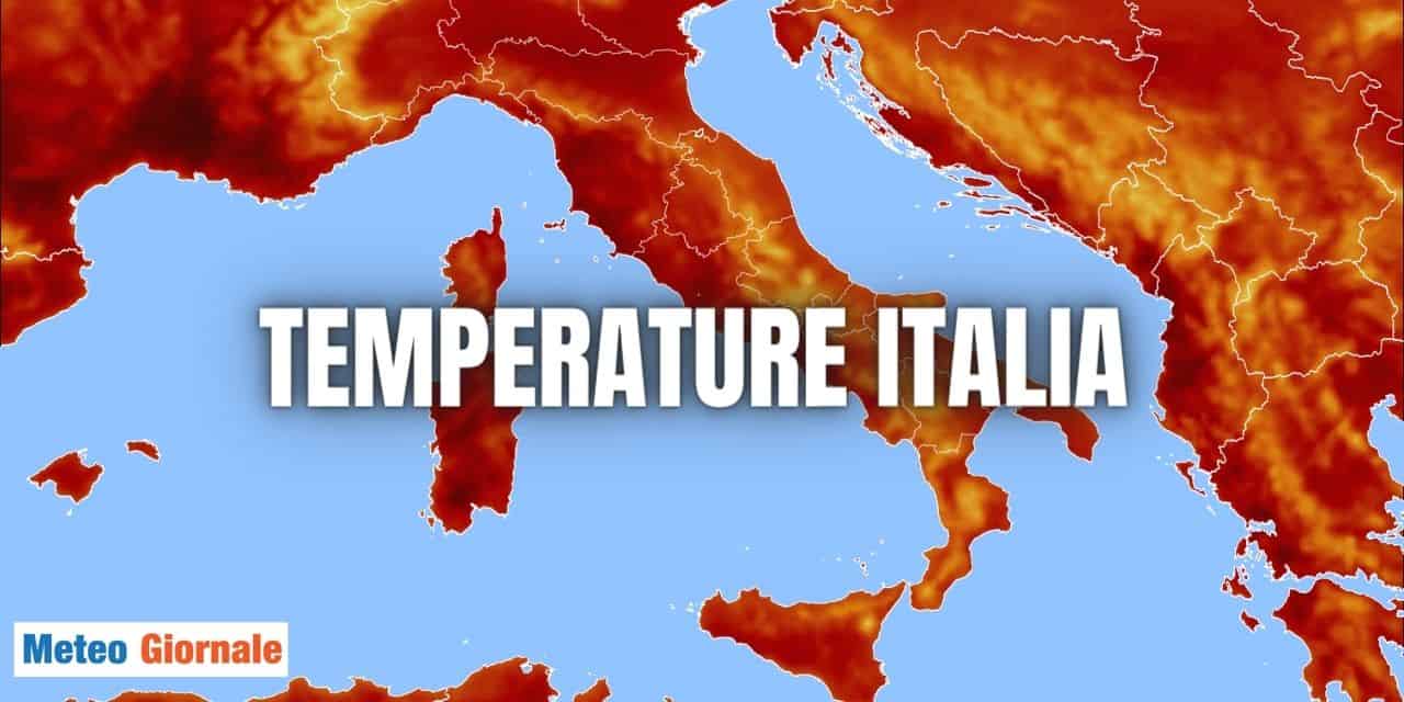 Temperature massime di oggi, non definitive