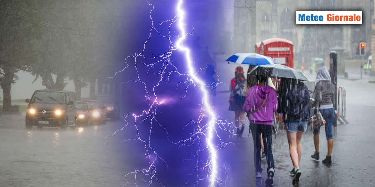 Trambusto METEO ormai imminente, temporali pronti a scatenarsi