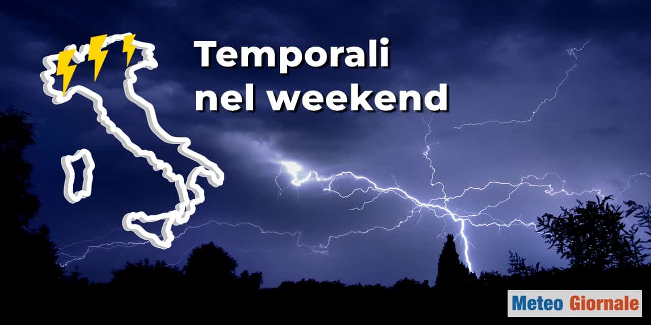 Meteo: l'Anticiclone sta per crollare, primi forti temporali nel weekend