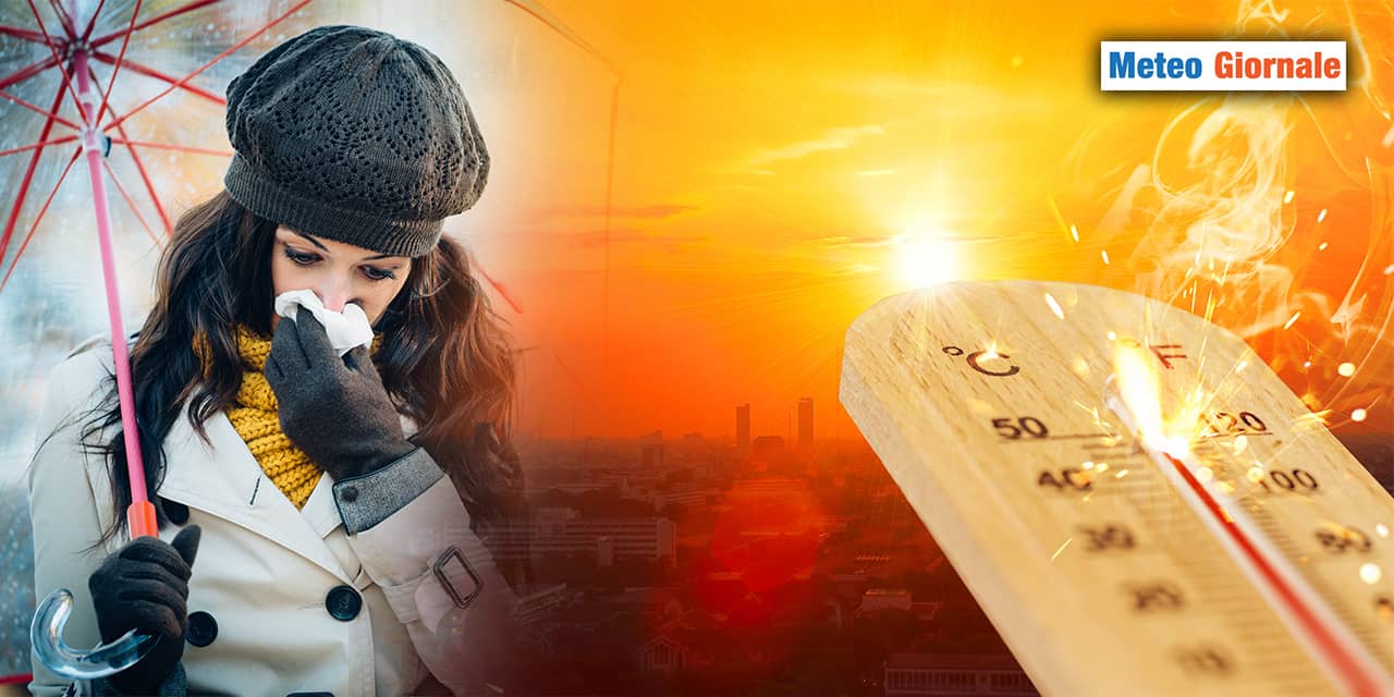 Fresco, poi ancora CALDO, il meteo cambia troppo in fretta