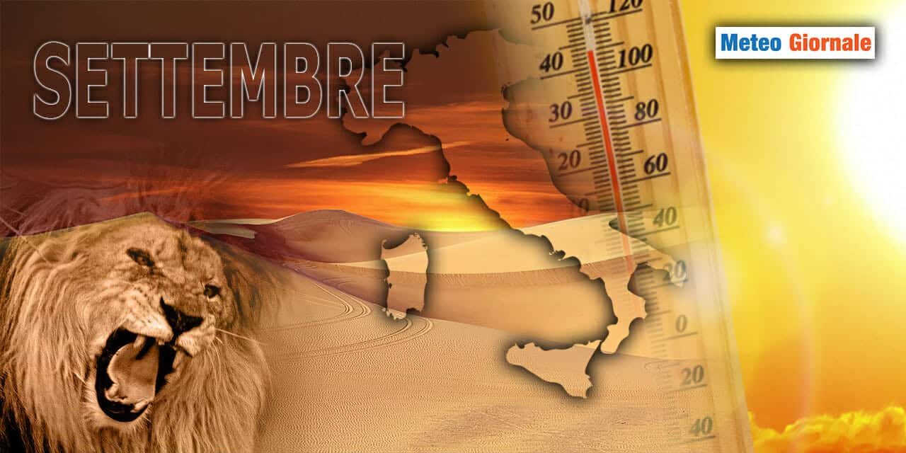 È difficile accettare un SETTEMBRE tutto dal meteo africano