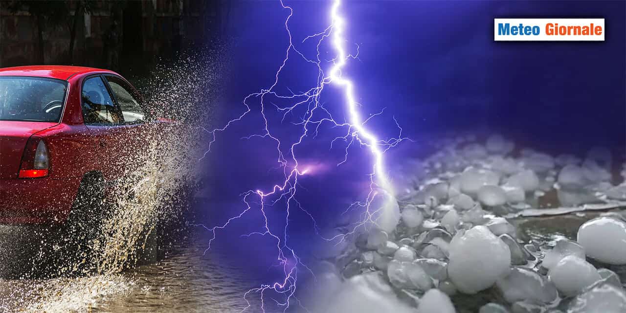 METEO prossimi giorni: rischio violenti TEMPORALI