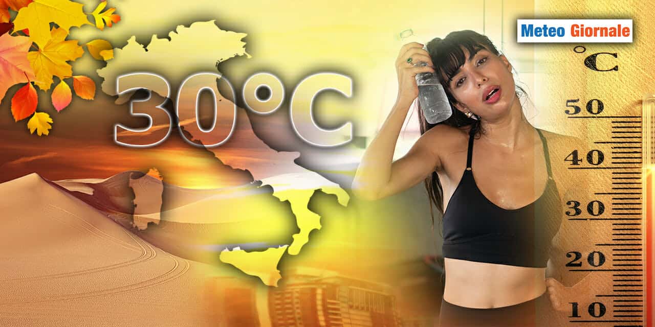 Meteo: Ultimi Temporali, poi sarà tutt’altro che Autunno