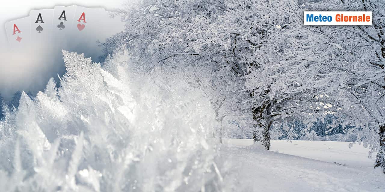 Il poker meteo d’assi nelle mani dell’INVERNO