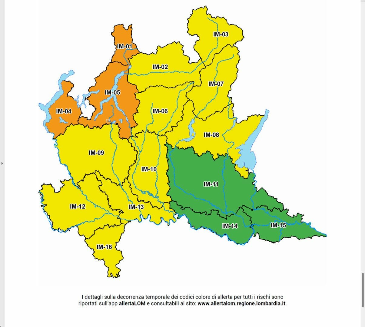 Allerta meteo Lombardia e Milano per il 18 Settembre 2023