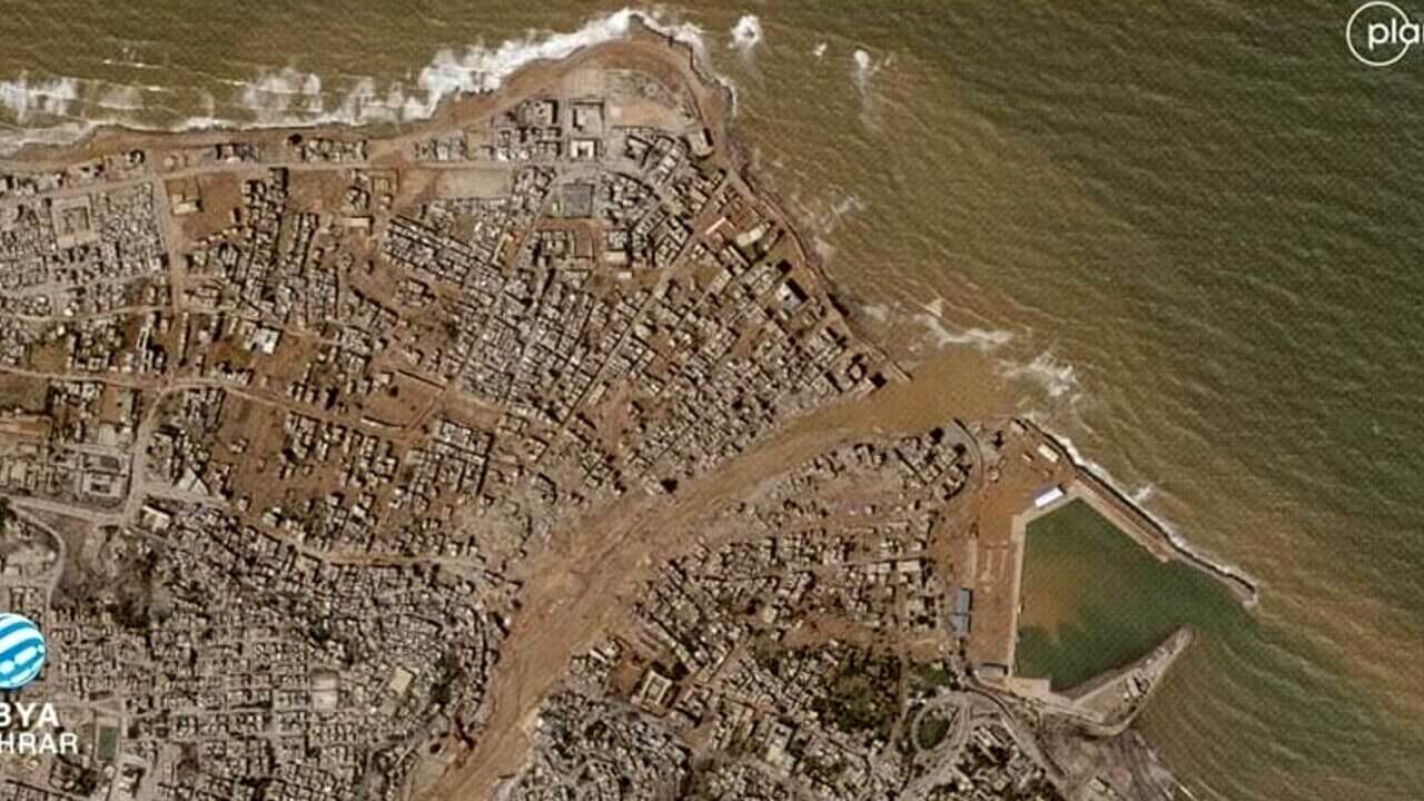 Le devastanti conseguenze del ciclone Daniel a Derna, Libia