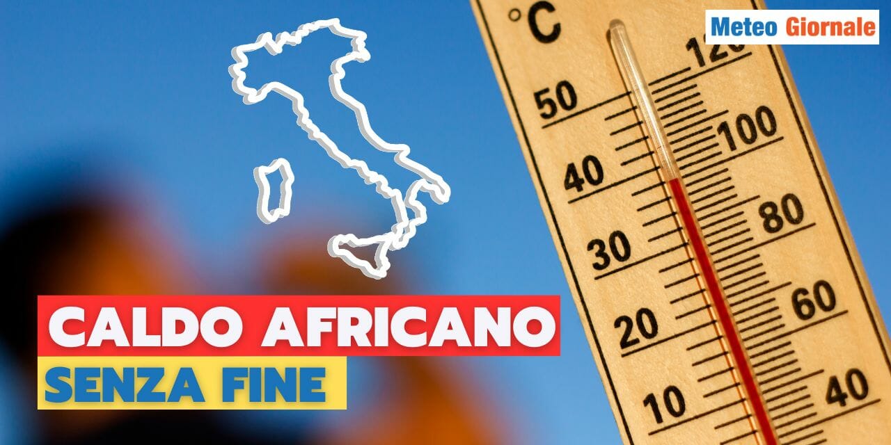 Meteo: caldo rovente in arrivo imminente, vediamo fino a quando durerà