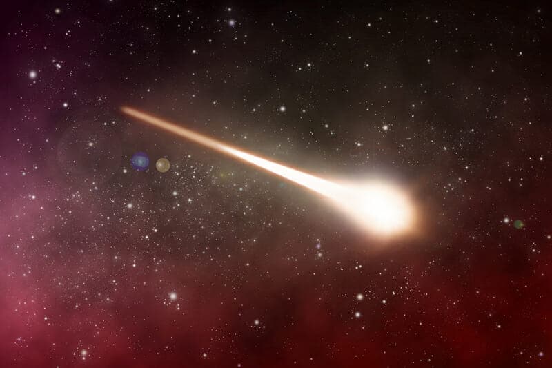 La coda della Cometa Nishimura strappata da un’eiezione di massa coronale