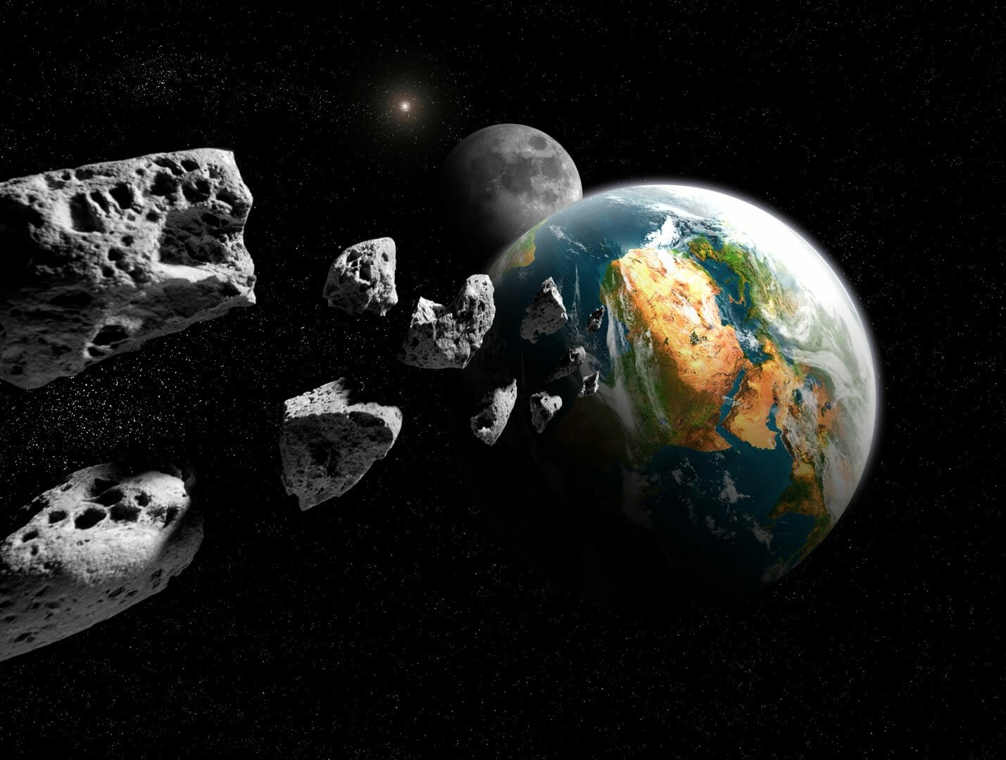 NASA, a Houston i preparativi per mostrare il materiale raccolto nel meteorite nello spazio