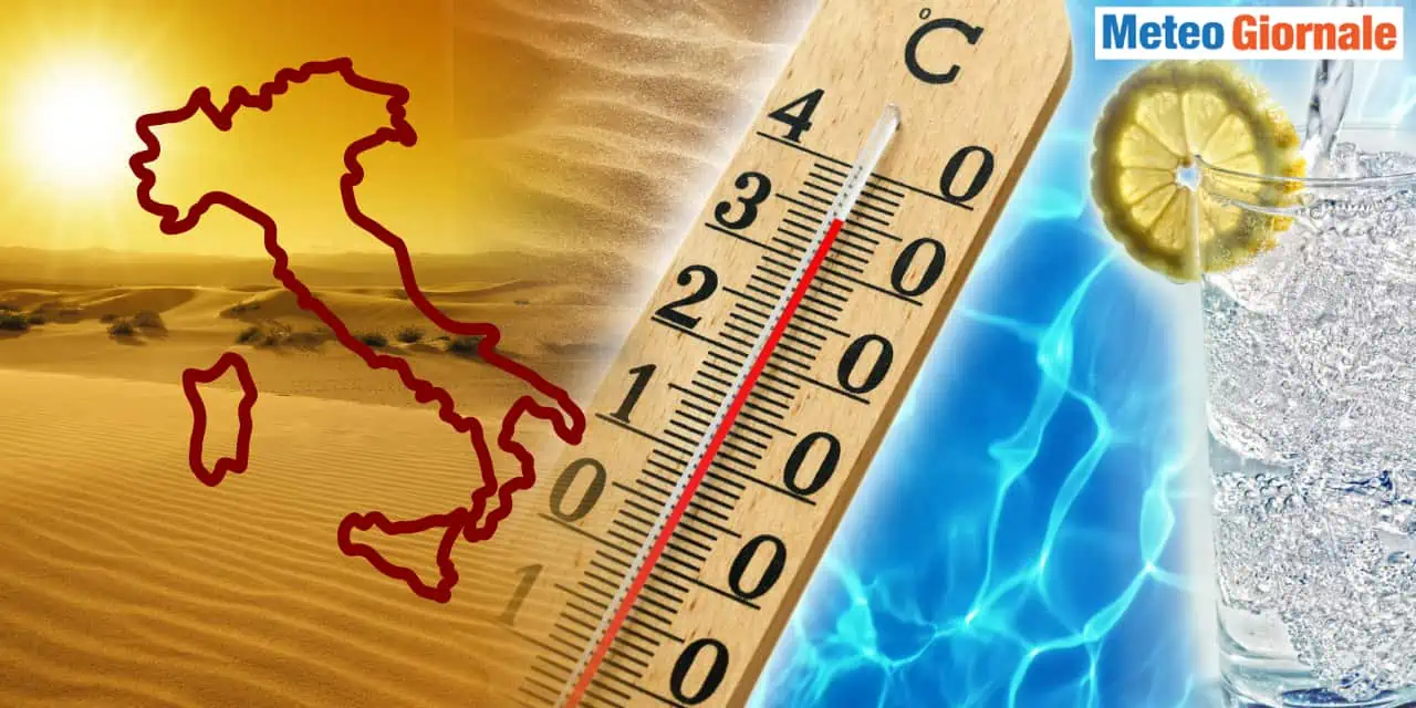 Periodo caldo sull'Italia sino a metà Settembre