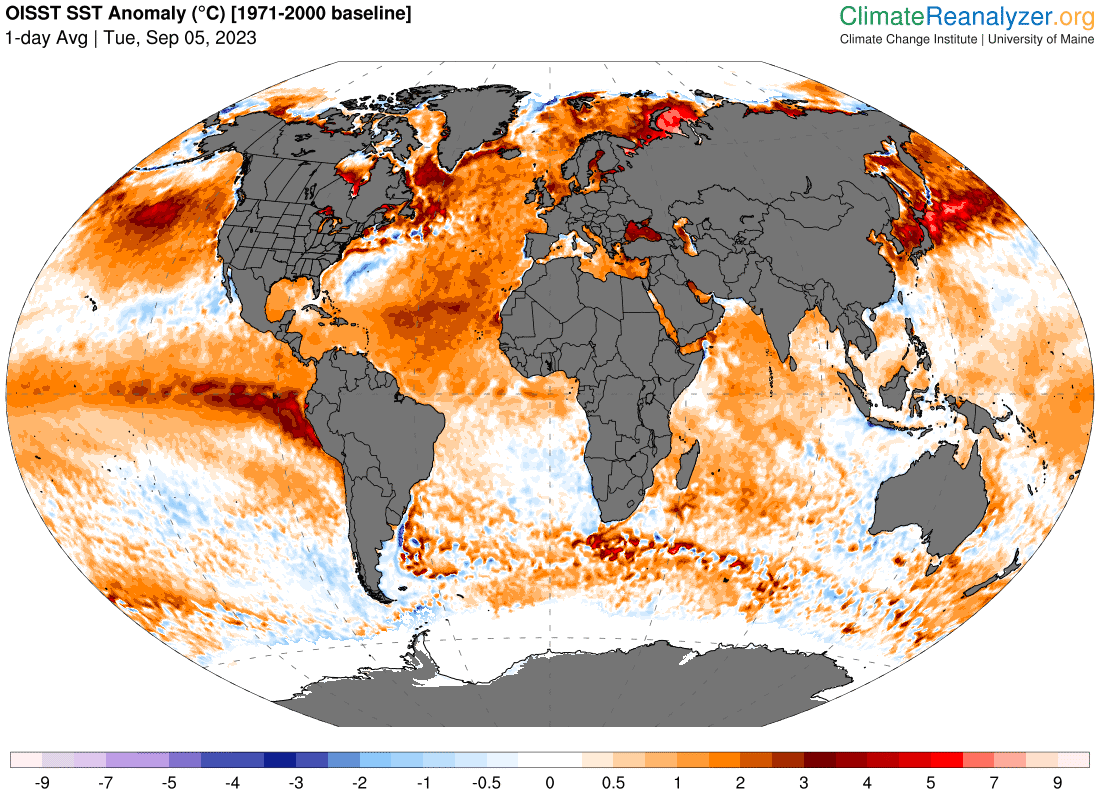 Temperatura mari mai così alta, e non è colpa di El Niño. Pericolosa deriva climatica