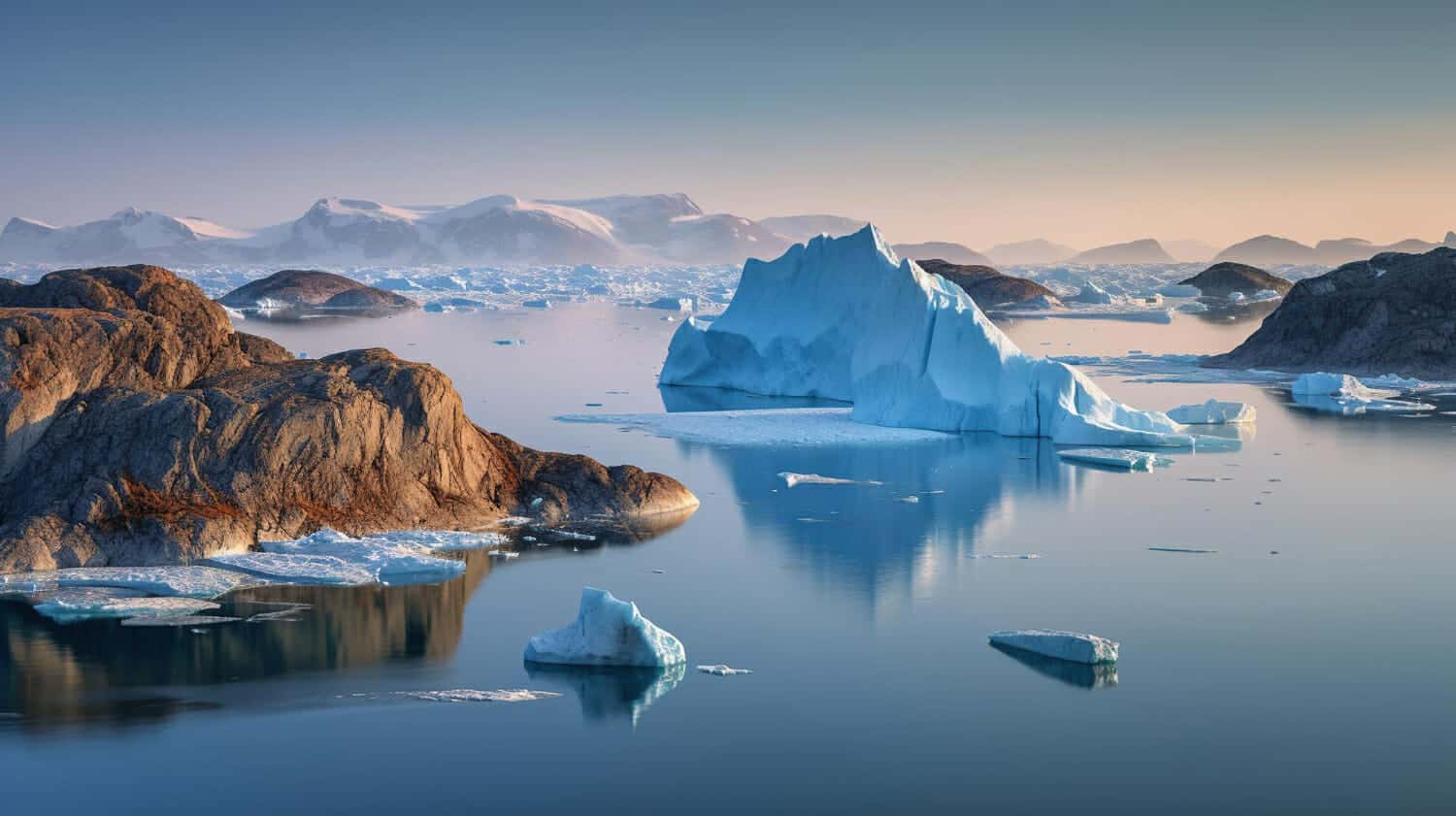 Insolito scioglimento tardivo sul ghiacciaio Humboldt in Groenlandia
