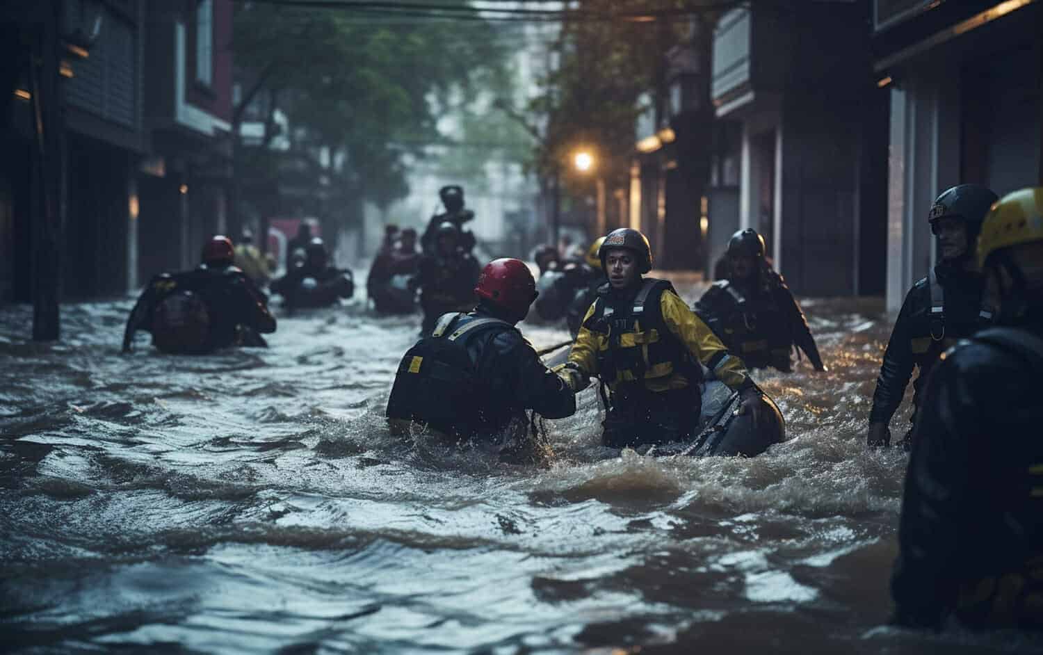 Giorno di caos a New York a causa di piogge estreme e storiche