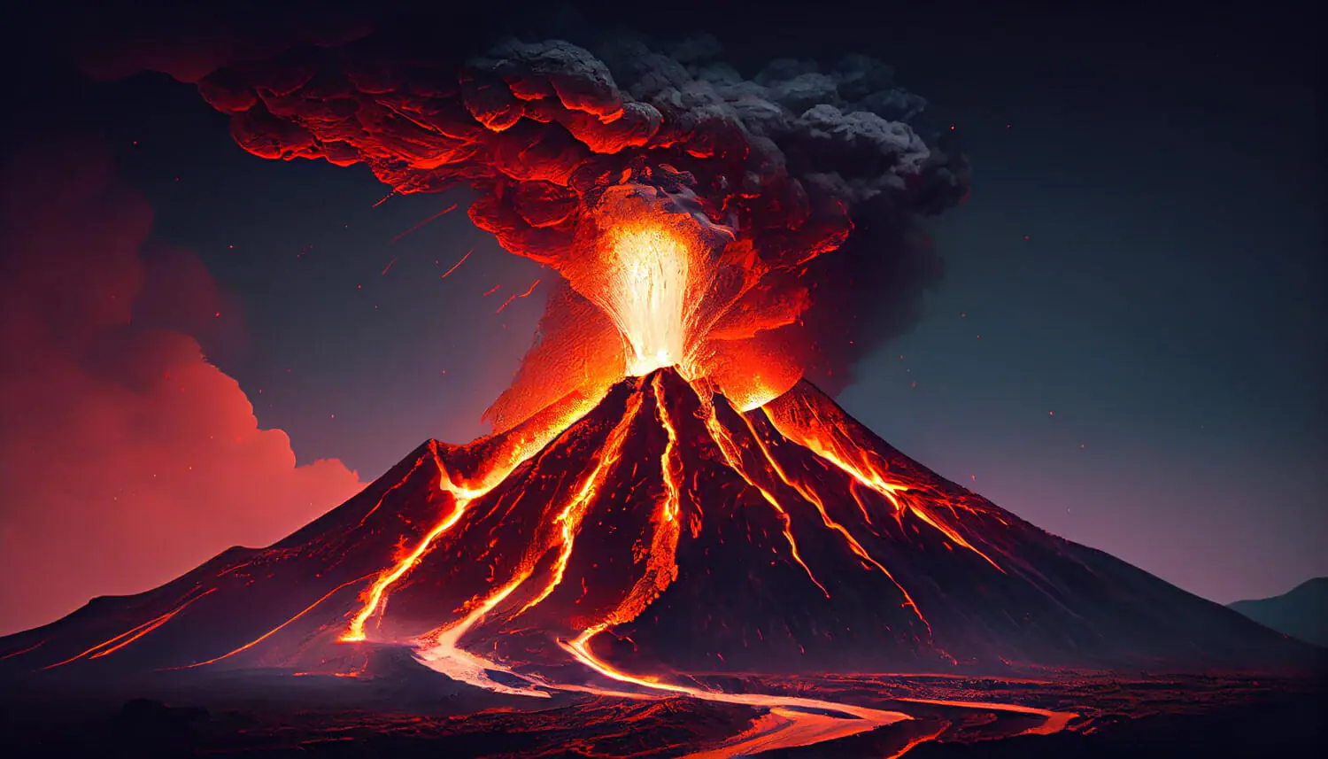 Il vulcano Shishaldin in Alaska erutta generando una nube di cenere Il vulcano Shishaldin in Alaska erutta generando una nube di cenere