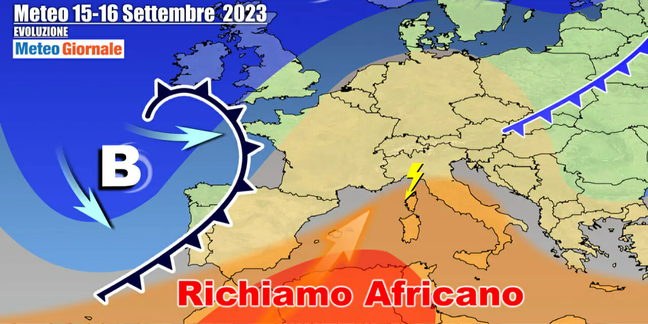 Rinforzo dell'alta pressione nel weekend
