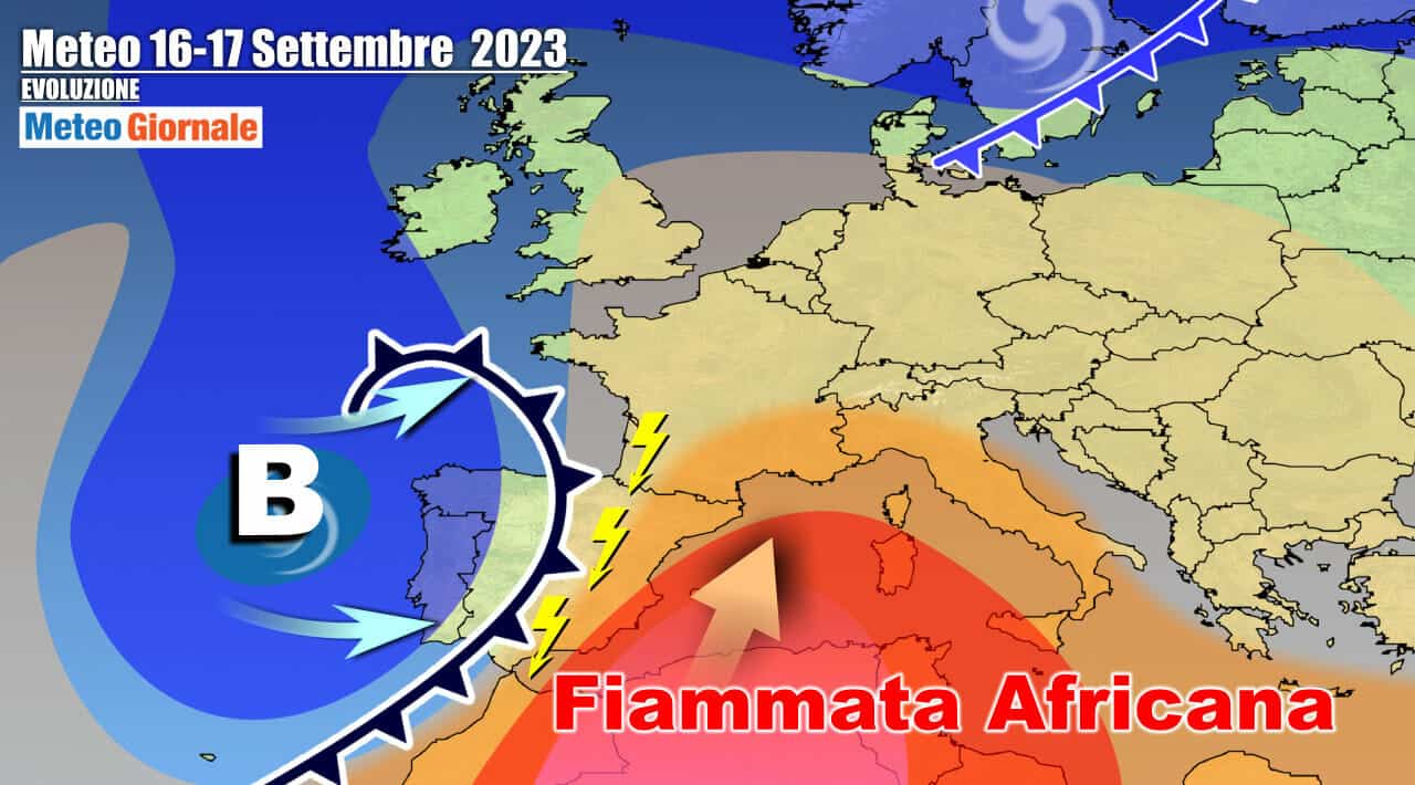Meteo Italia: nuova fiammata di caldo africano dopo i temporali