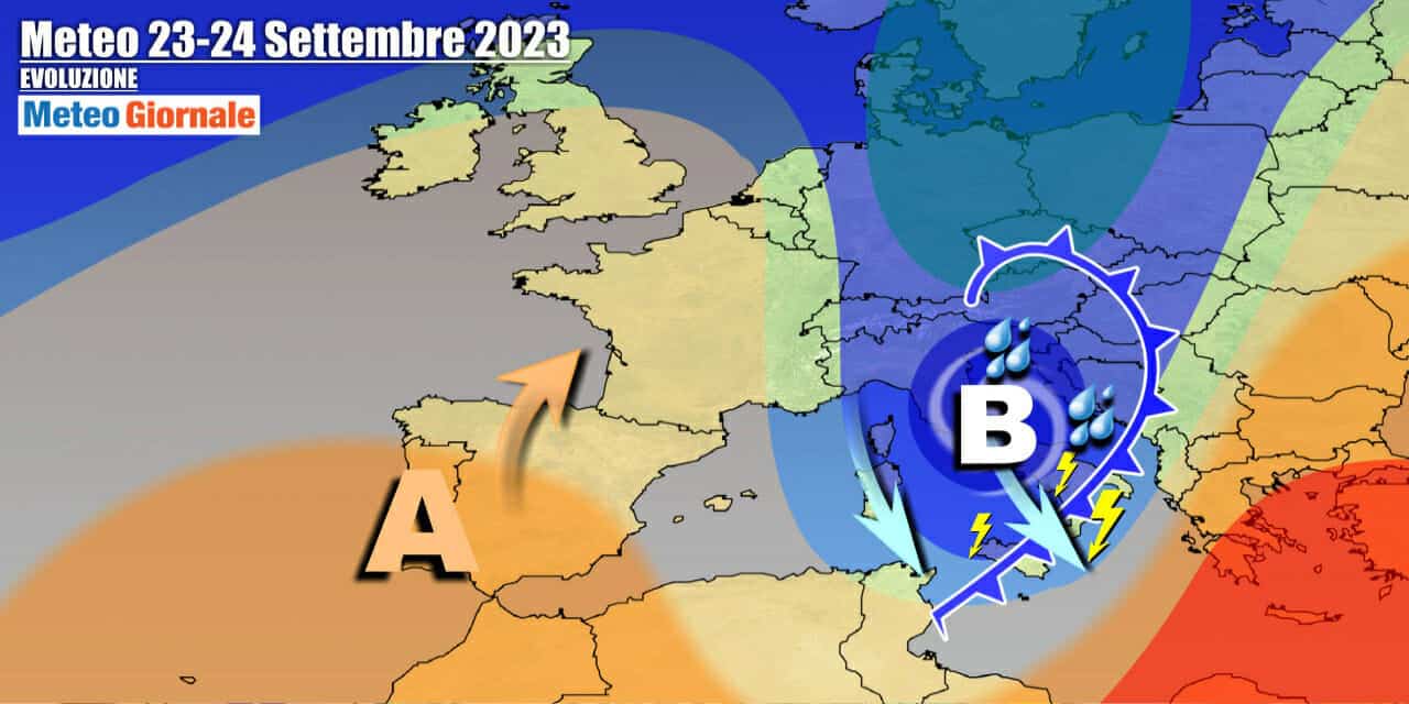 Meteo Italia: weekend perturbato, arriva un ciclone autunnale