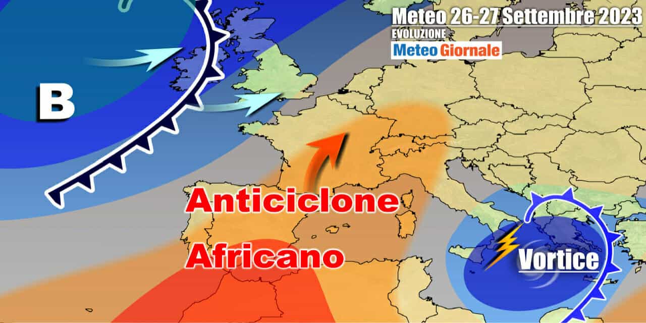 Meteo Italia: dietrofront dell’Autunno, torna l’anticiclone africano