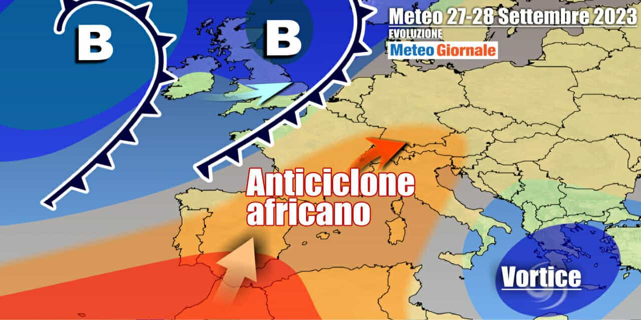 Meteo Italia: ritorna l’anticiclone africano, con caldo fuori stagione