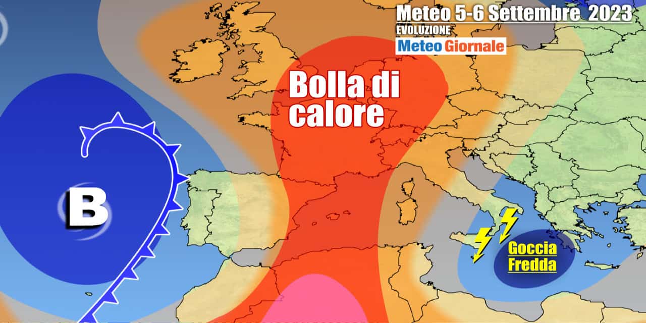 Meteo 7 Giorni: Italia tra l’anticiclone africano e un vortice dai Balcani