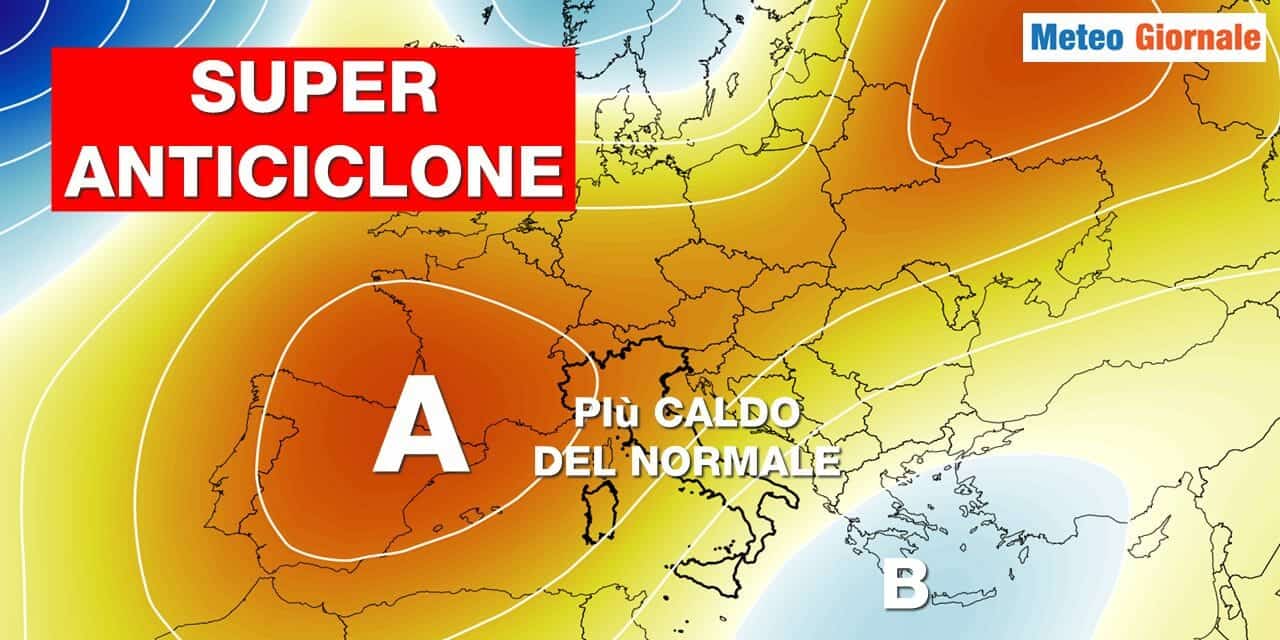 Meteo: un fine mese con l'Anticiclone alla riscossa