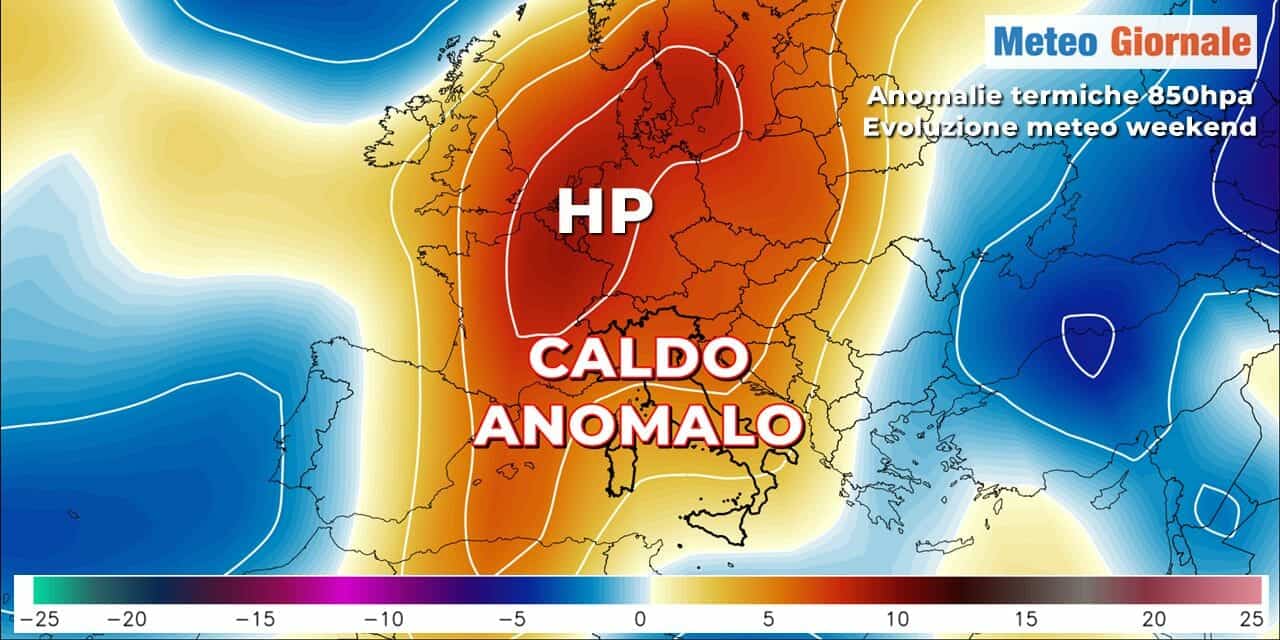 Meteo: caldo africano, weekend anomalo