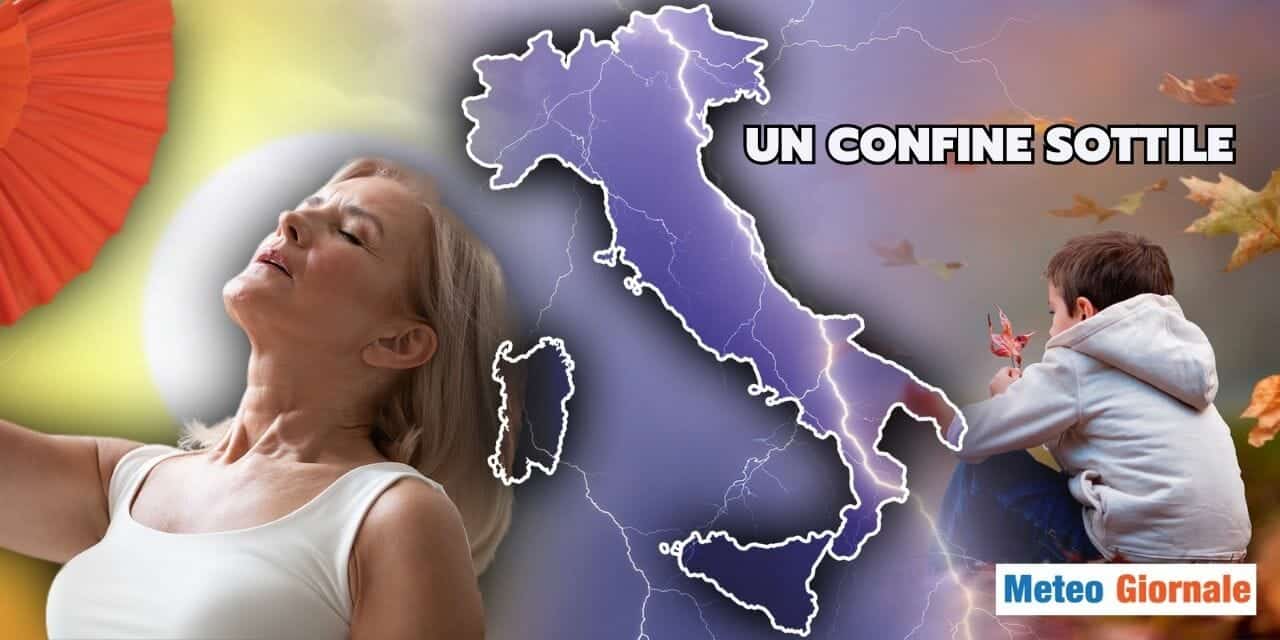 Meteo: Italia sul confine sottile tra caldo estremo e forte maltempo