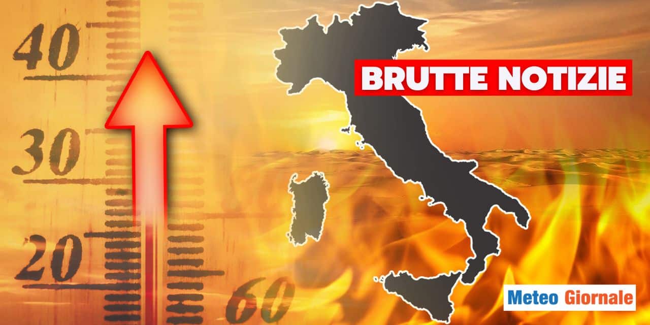 Meteo: ondata di caldo imponente, si mette male!